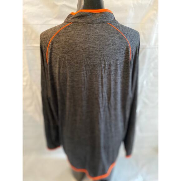 Oklahoma State Cowboys Pullover Men’s XXL Colosseum 1/4 Zip Mock Neck Dry-Fit # - Picture 4 of 7